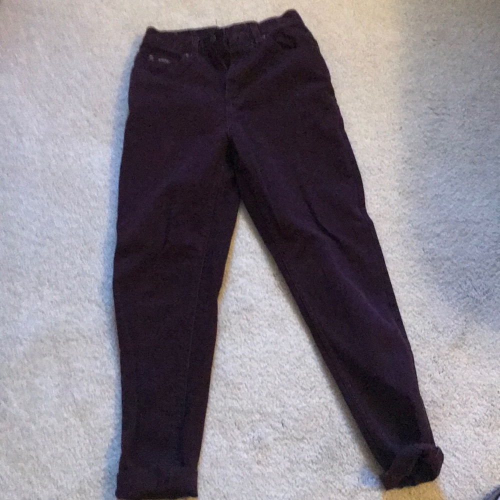 Maroon vintage mom jeans